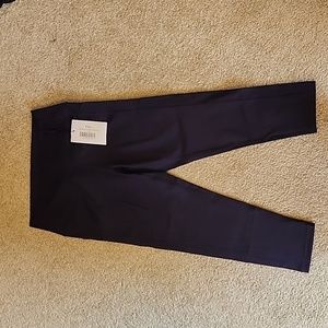 Navy Picket Brilliant Hi-rise Capri 20"